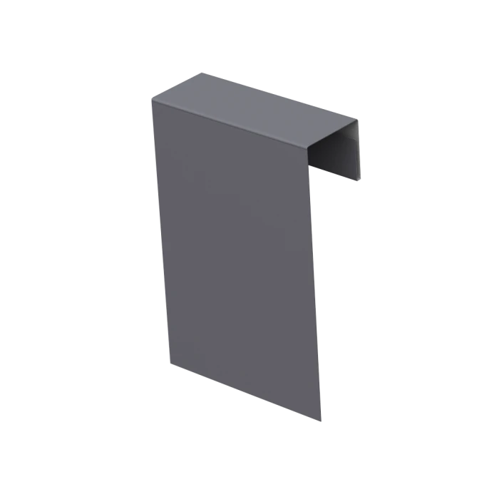 Соединительный профиль фибросайдинга Decover RAL 7004 Сигнальный серый 0.5