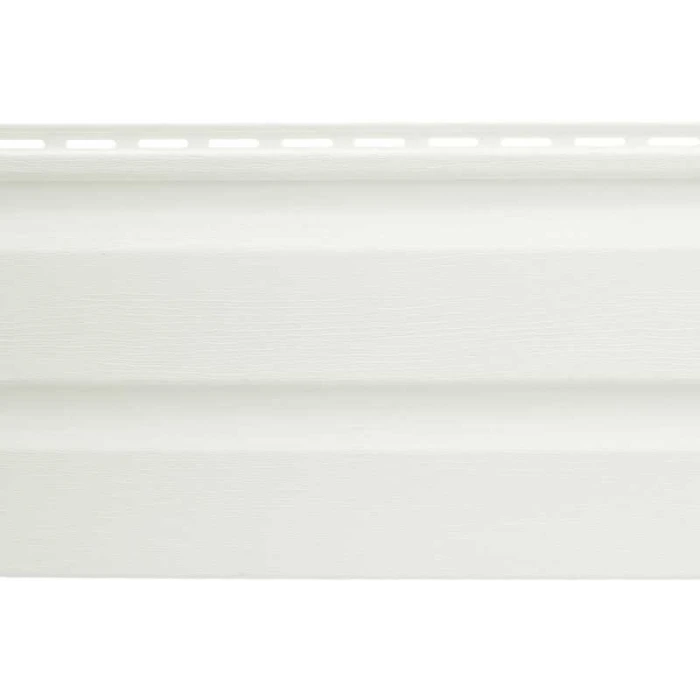 Виниловый сайдинг Альта-Профиль АЛЬТА КЛАССИКА Белый 3660x230x1.1