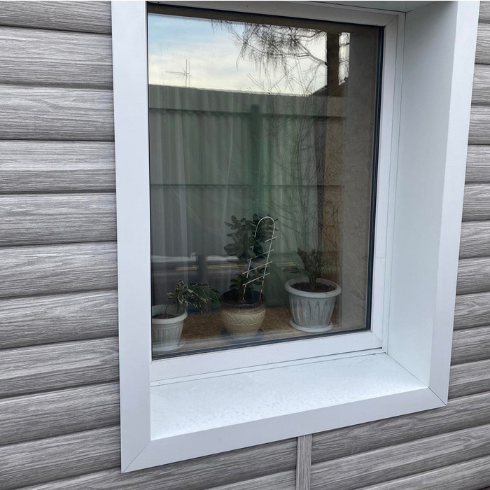 Виниловый сайдинг Docke Блок-Хаус D4.7T LUX под дерево Канадская Береза 3600×243 фото 2