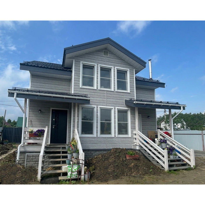 Виниловый сайдинг Docke Брус D6S LUX под дерево Канадская Береза 3600×300 фото 2