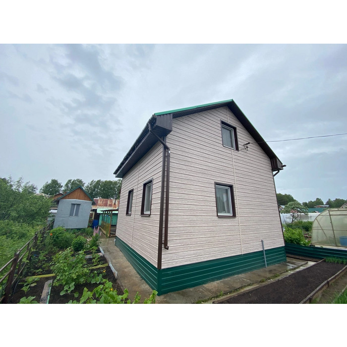 Виниловый сайдинг Docke Брус D6S LUX под дерево Орех 3600×300 фото 4