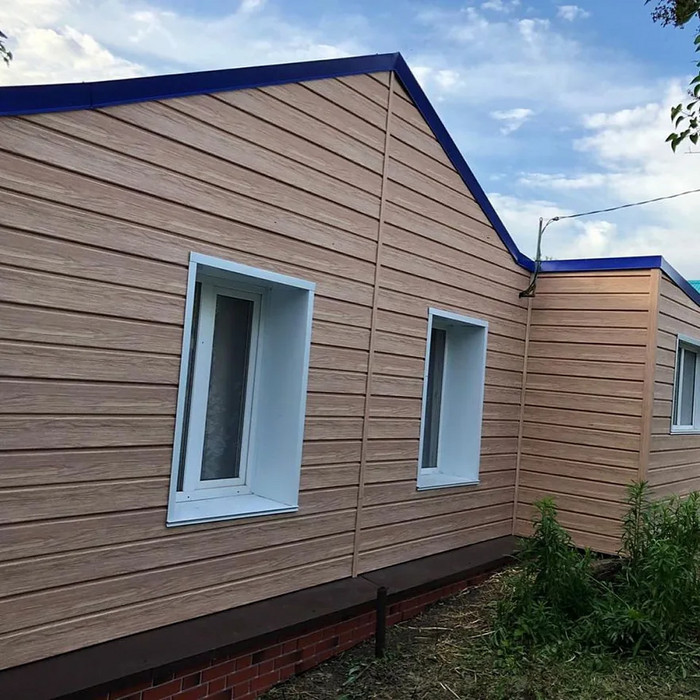 Виниловый сайдинг Docke Брус D6S LUX под дерево Рябина 3600×300 фото 2