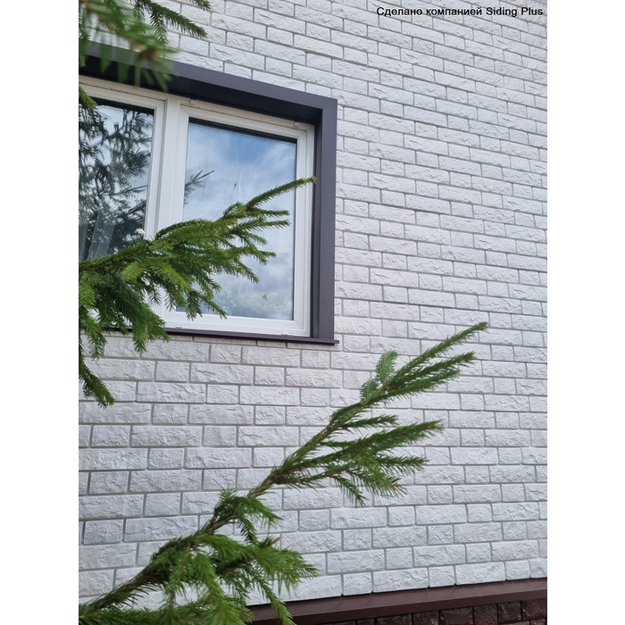 Виниловый сайдинг Docke BERGART LUX под камень Кокос 1809×285 фото 2