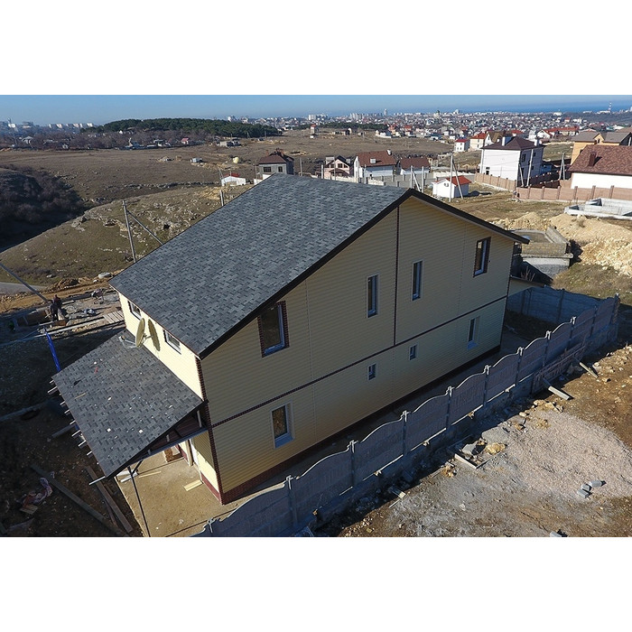 Виниловый сайдинг Docke Блок-Хаус D4.7T PREMIUM Банан 3600×243 фото 4