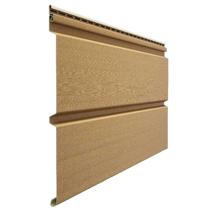 Виниловый сайдинг Docke Брус D6S PREMIUM Карамель 3600×300