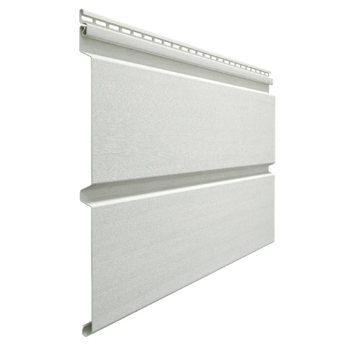 Виниловый сайдинг Docke Брус D6S PREMIUM Пломбир 3600×300