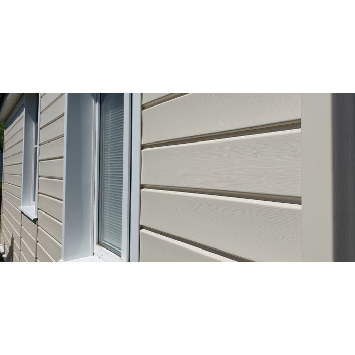 Виниловый сайдинг Docke Брус D6S PREMIUM Сливки 3600×300 фото 4