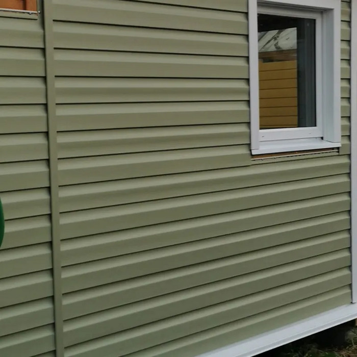 Виниловый сайдинг Docke Корабельный брус D4.5D PREMIUM Киви 3600×232 фото 3