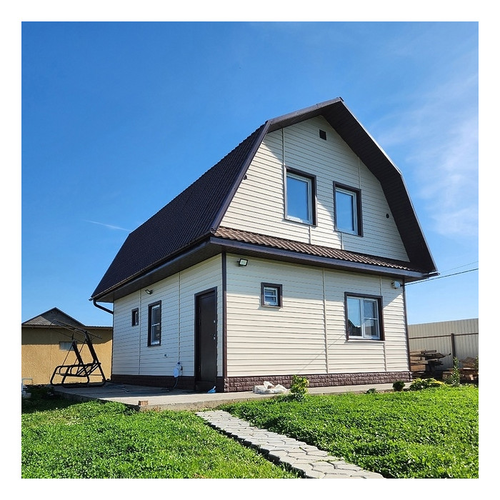 Виниловый сайдинг Docke Корабельный брус D4.5D PREMIUM Пломбир 3600×232 фото 2