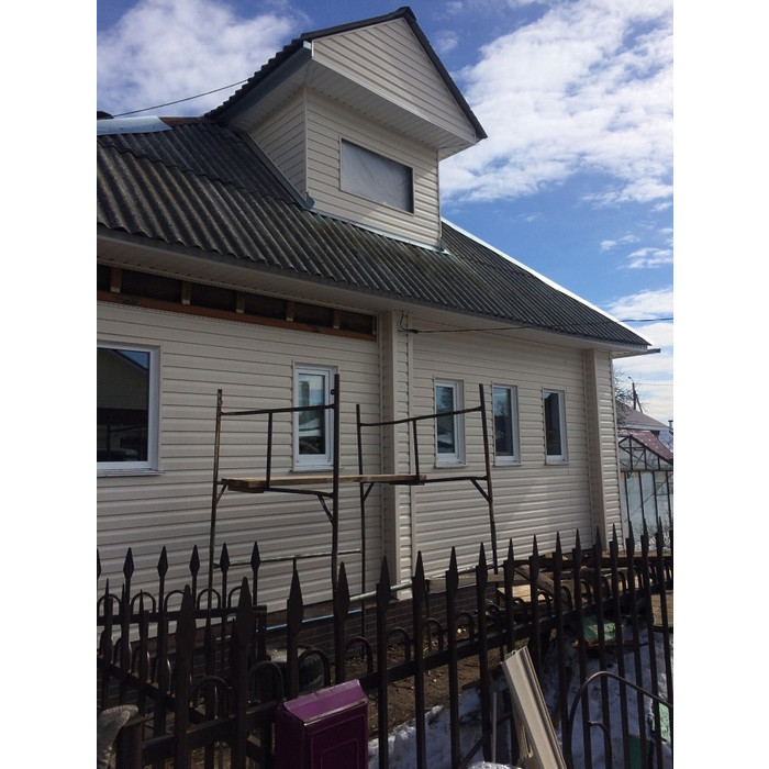 Виниловый сайдинг Docke Корабельный брус D4.5D PREMIUM Сливки 3600×232 фото 4