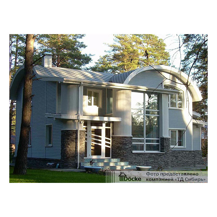 Виниловый сайдинг Docke Корабельный брус D4.5D PREMIUM Халва 3600×232 фото 3