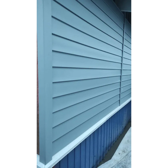 Виниловый сайдинг Docke Ёлочка D5C STANDARD Голубика 3000×255 фото 2