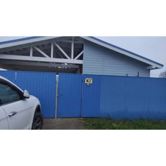 Виниловый сайдинг Docke Ёлочка D5C STANDARD Голубика 3000×255 фото 3