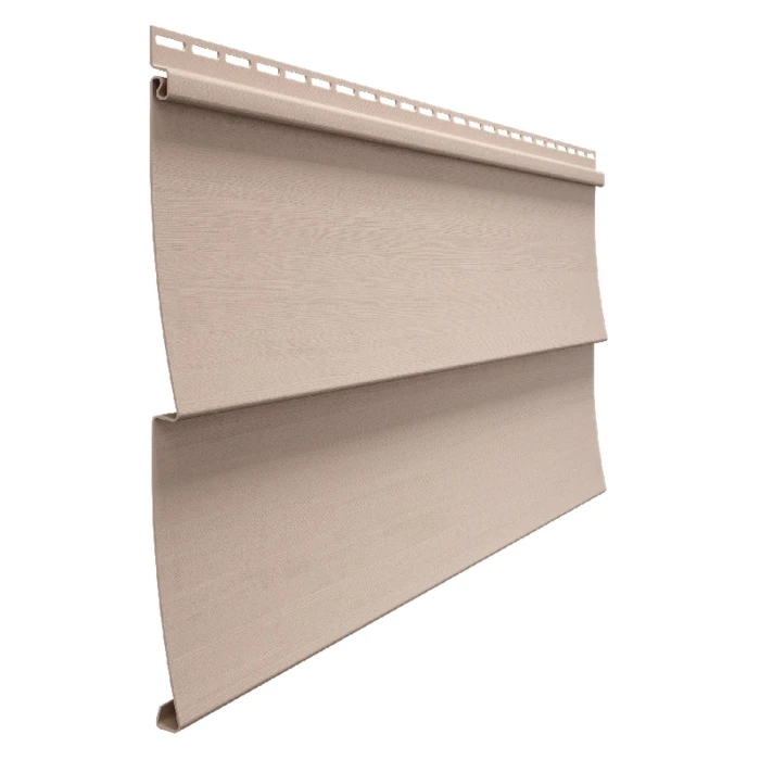 Виниловый сайдинг Docke Ёлочка D5C STANDARD Крем-Брюле 3000×255