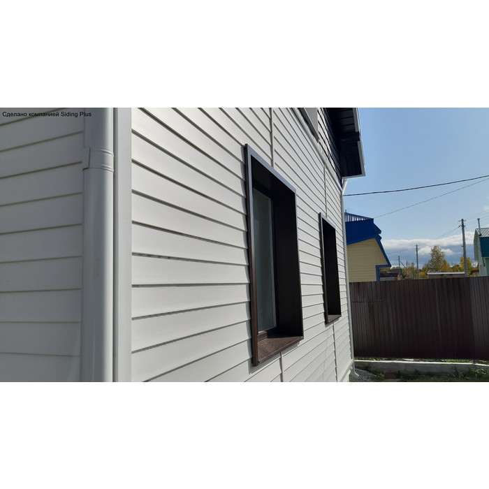 Виниловый сайдинг Docke Ёлочка D5C STANDARD Пломбир 3000×255 фото 2