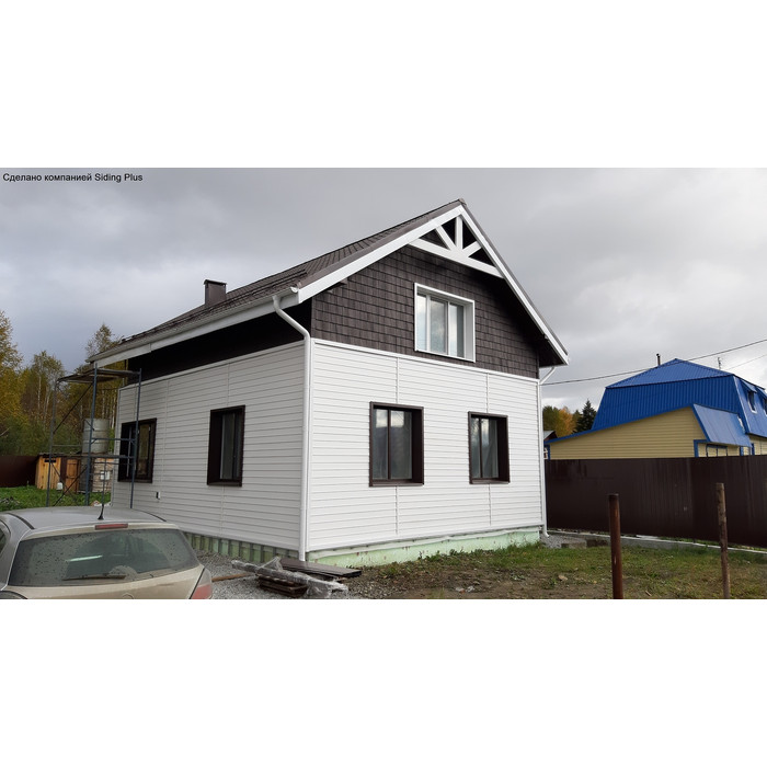 Виниловый сайдинг Docke Ёлочка D5C STANDARD Сливки 3000×255 фото 3