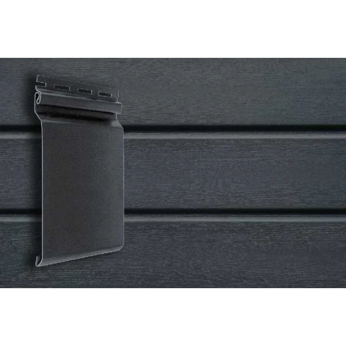 Виниловый сайдинг двухслойный Grand Line Natural-Брус АСА Графит 3.00