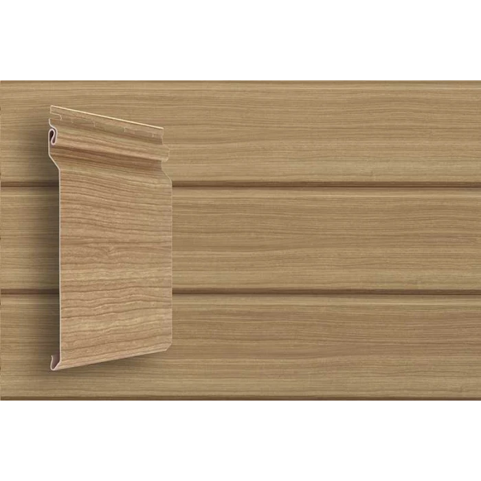 Виниловый сайдинг двухслойный Grand Line Natural-Брус Tundra клен 3.00