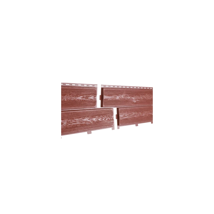 Виниловый сайдинг Ю-пласт Хокла Color 2000х250мм Брусника