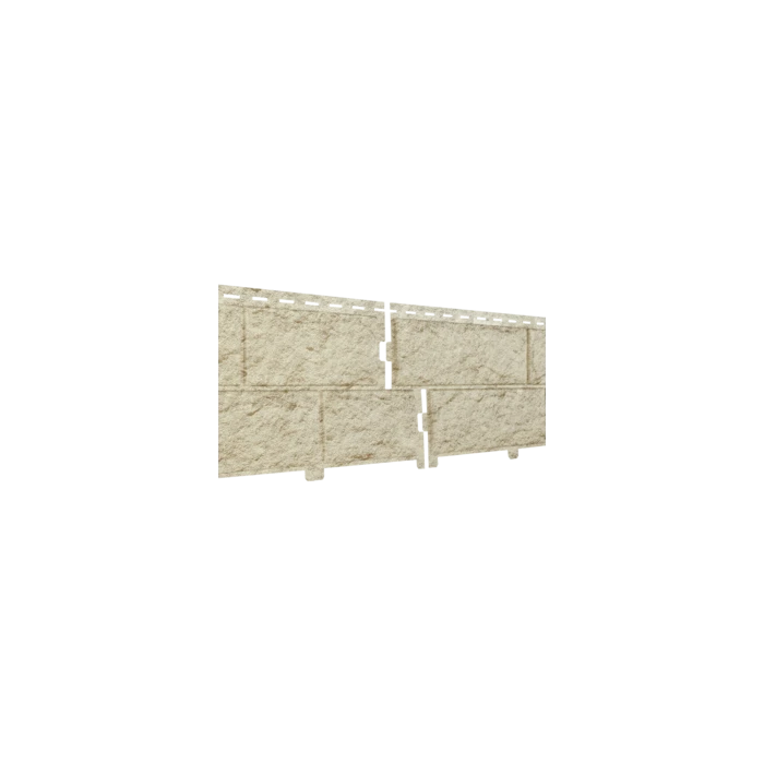 Виниловый сайдинг Ю-пласт Стоун-Хаус 3025х225мм Камень золотистый