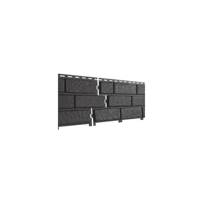 Виниловый сайдинг Ю-пласт Стоун-Хаус 3025х225мм Кирпич коричневый