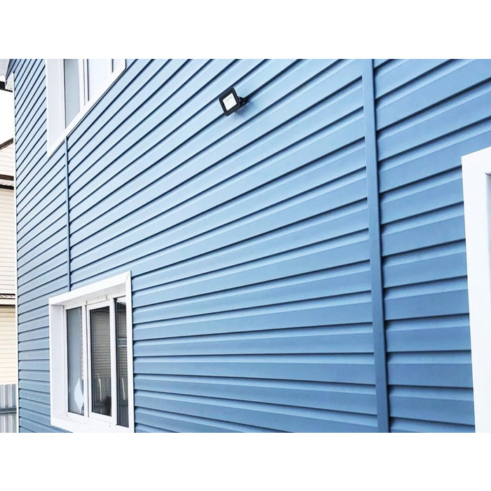 Виниловый сайдинг Docke Корабельный брус D4.5DL STANDARD голубика 3000х232 фото 3