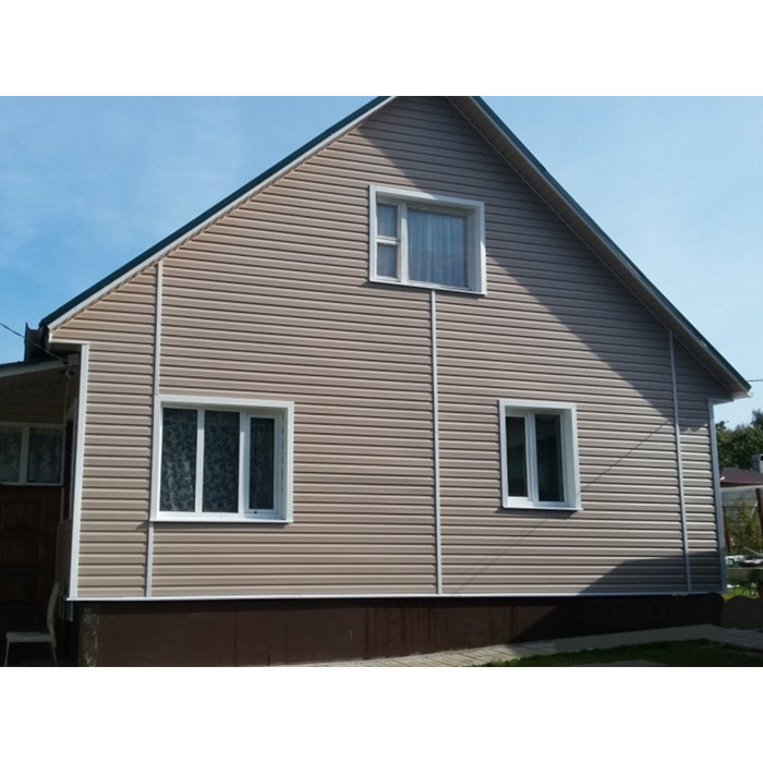 Виниловый сайдинг Docke Корабельный брус D4.5DL STANDARD персик 3000х232 фото 4