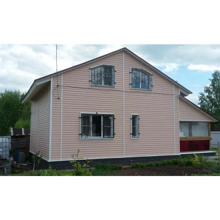 Виниловый сайдинг Docke Корабельный брус D4.5DL STANDARD олива 3000х232 фото 2