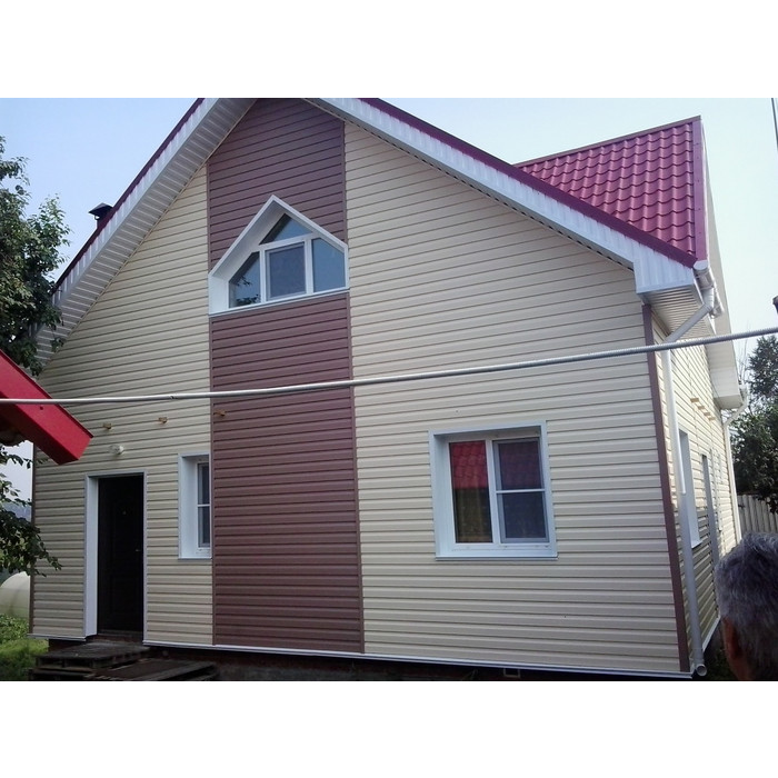 Виниловый сайдинг Docke Корабельный брус D4.5DL STANDARD крем-брюле 3000х232 фото 4