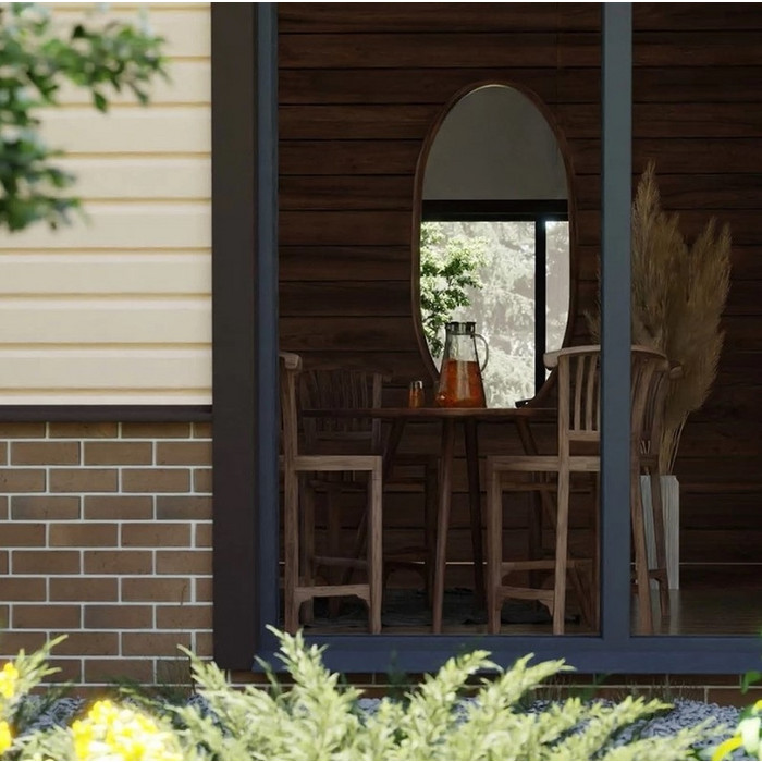 Виниловый сайдинг Docke Premium Вертикальный S7 Пломбир 3.00 фото 2