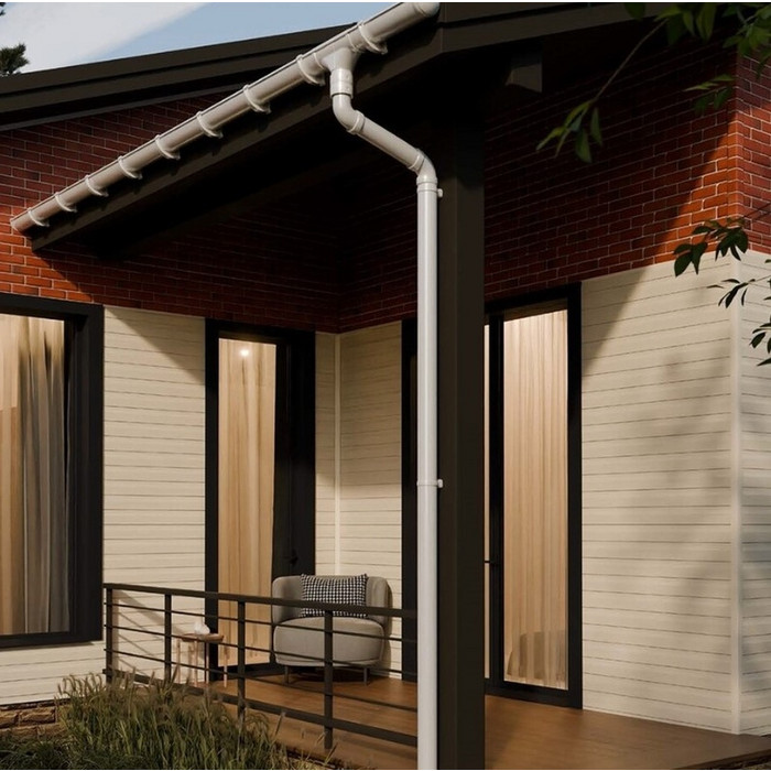 Виниловый сайдинг Docke Premium Вертикальный S7 Пломбир 3.00 фото 3