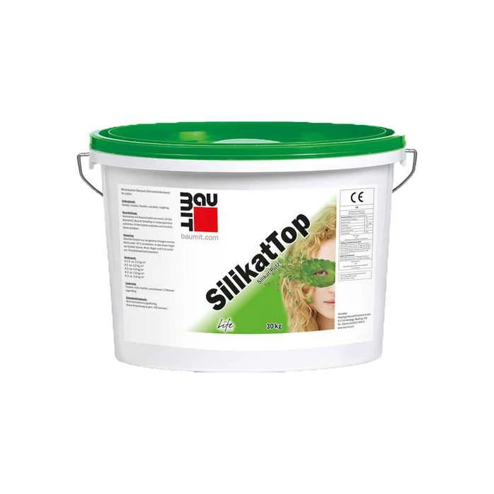 Пастообразная декоративная штукатурка Baumit SilikatTop БАЗА 25 кг (Россия)