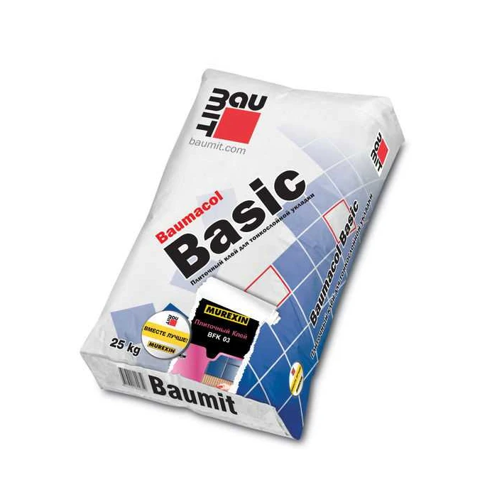 Плиточный клей Baumit Baumacol Basic 25 кг