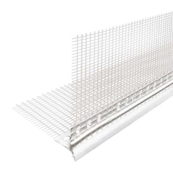 Профиль-капельник ПВХ с армирующей сеткой 125х125 мм, 2,5 м