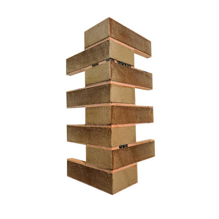 Термопанель угловая KlinkerFlex Gent 650х245х265 | 80