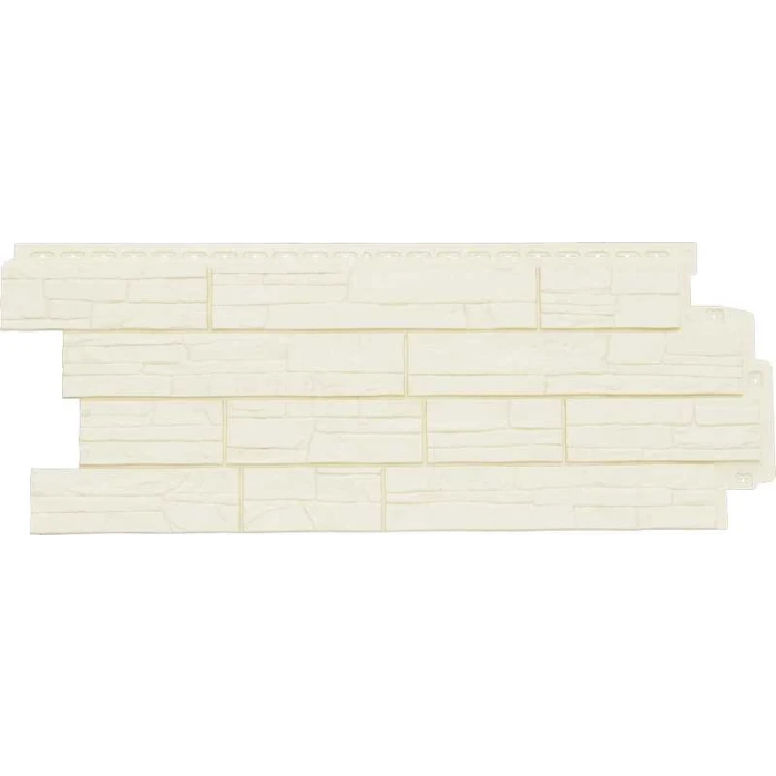 Фасадная панель Grand Line Сланец Стандарт Молочный