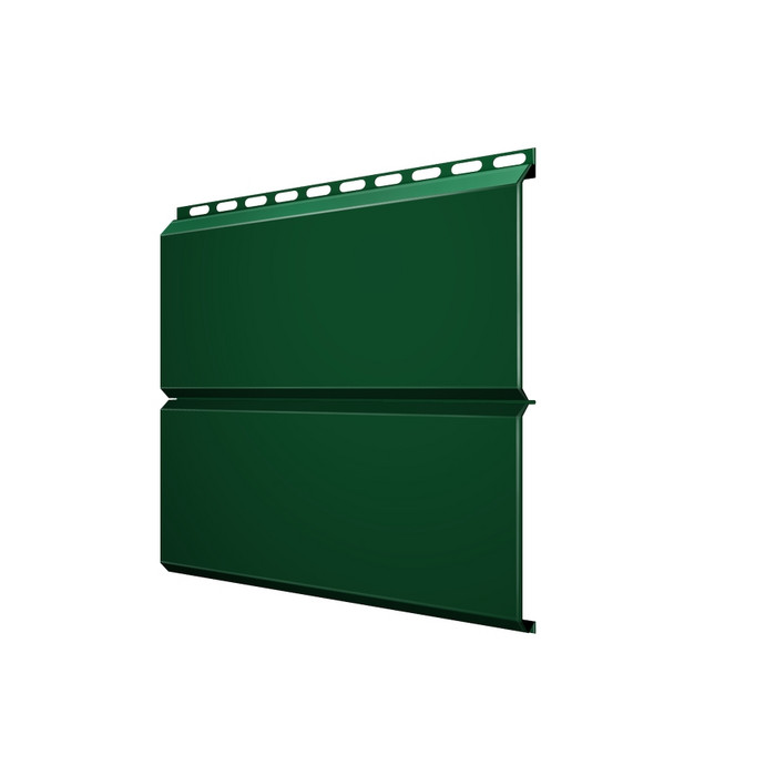 Металлический сайдинг Grand Line ЭкоБрус 0.5 мм Satin RAL 6005 зеленый мох | 345