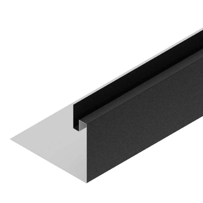 3-D профиль для окон. и двер. проёмов 100/100 GreenCoat Pural BT Чёрный изумруд матовый (RR33)