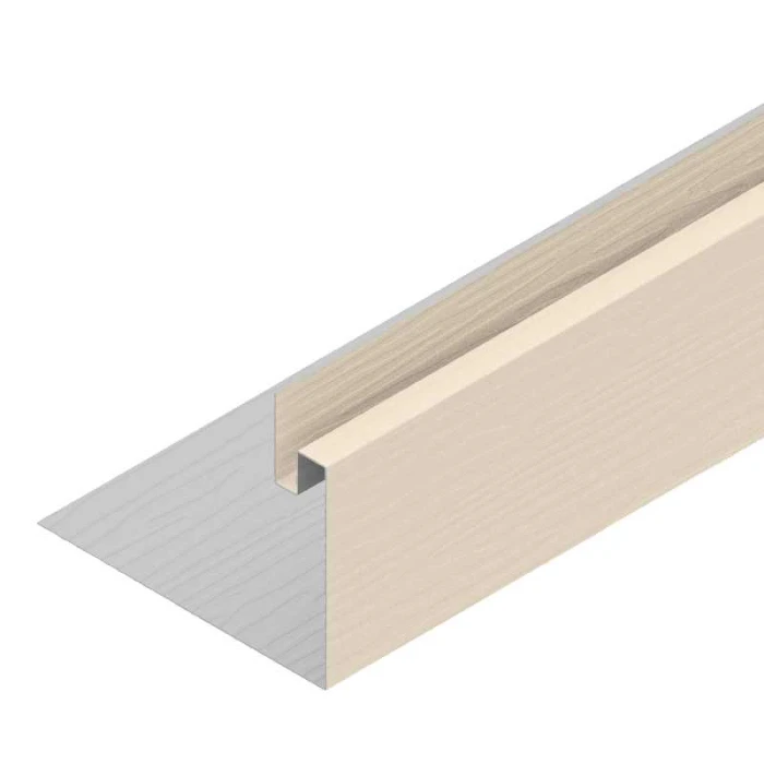 3-D профиль для окон. и двер. проёмов 100/100 факт Polyester 0,6mm (0,63mm с покрытием) Zn275 Слоновая кость матовый (RAL1015)