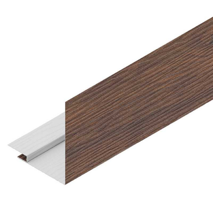 Профиль для оконных и дверных проёмов Аквасистем 100/150 факт Polyester 0,6mm (0,63mm с покрытием) Zn275 Канадский дуб