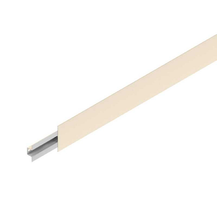 Стыковочный Т-профиль Аквасистем Polyester 0,45mm (0,48mm с покрытием) Zn140 Слоновая кость матовый (RAL1015)