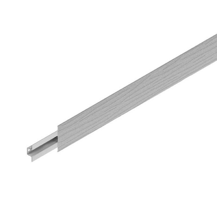 Стыковочный Т-профиль фактурный Аквасистем GreenCoat Pural BT Светло-серый матовый (RR21)
