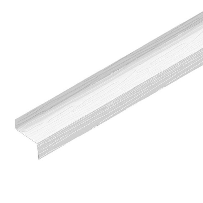 Фартук на цокольный отлив Аквасистем 100мм фактурный Polyester 0,6mm (0,63mm с покрытием) Zn275
