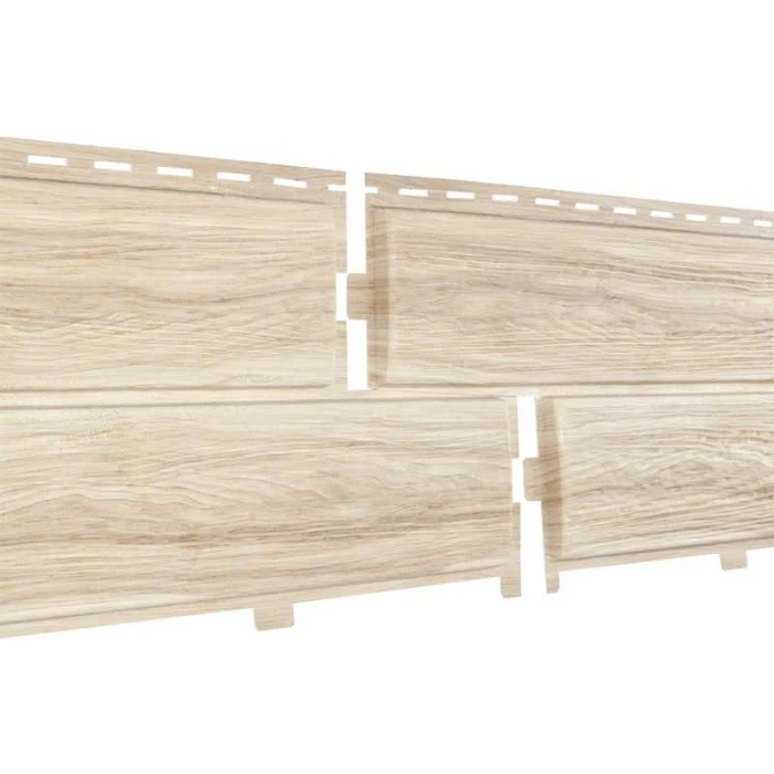 Фасадная панель с двойным замком Hokla лиственница светлая