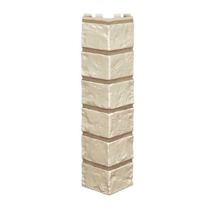 Наружный угол Vilo Brick Ivory с фугой