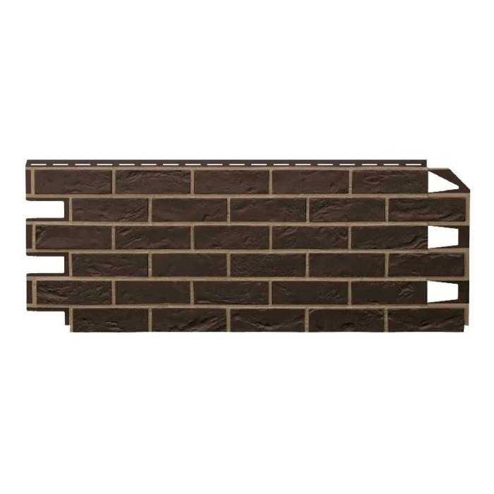 Панель отделочная Vilo Brick Dark brown с фугой