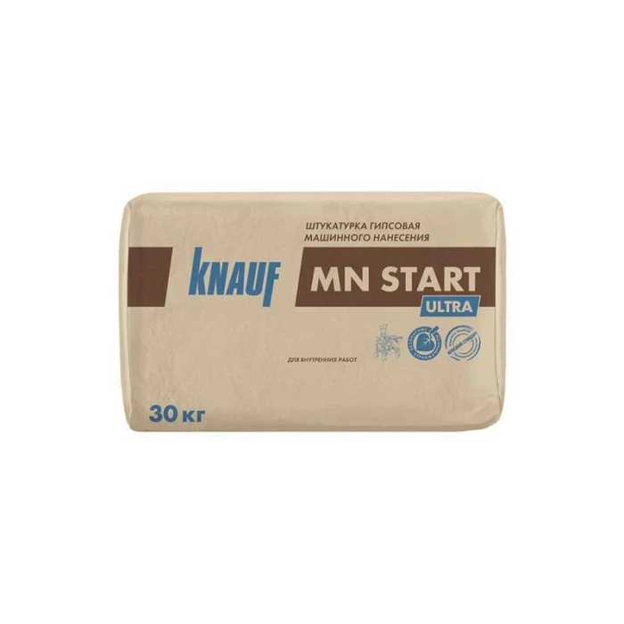 Штукатурка гипсовая машинного нанесения КНАУФ-МН СТАРТ УЛЬТРА 30 кг