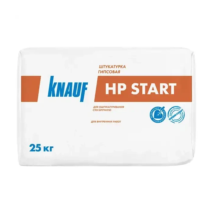 Штукатурка гипсовая КНАУФ-ХП Старт 25 кг