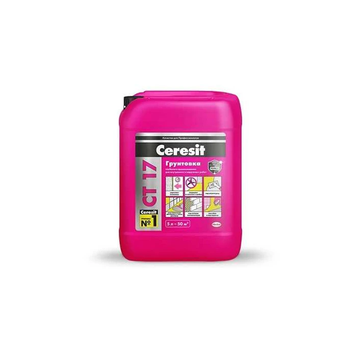 Грунтовка глубокого проникновения СТ17 Ceresit, 10л