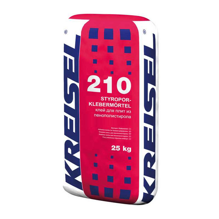 Клей для плит из пенополистирола 210 STYROPOR -KLEBEMÖRTEL Kreisel,25 кг